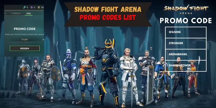 Shadow Fight Arena Promo Codes List