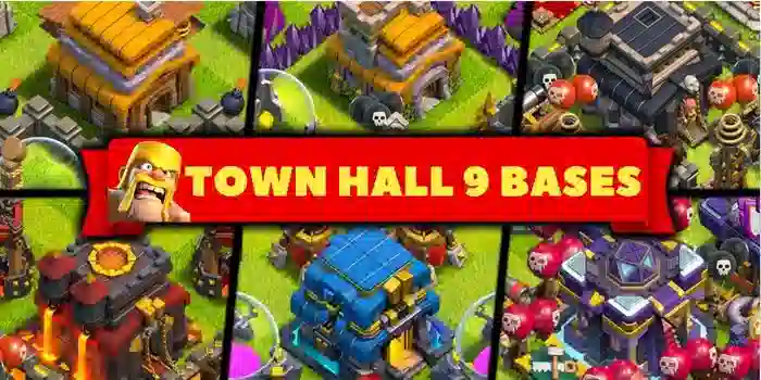 Town Hall 9 Bases