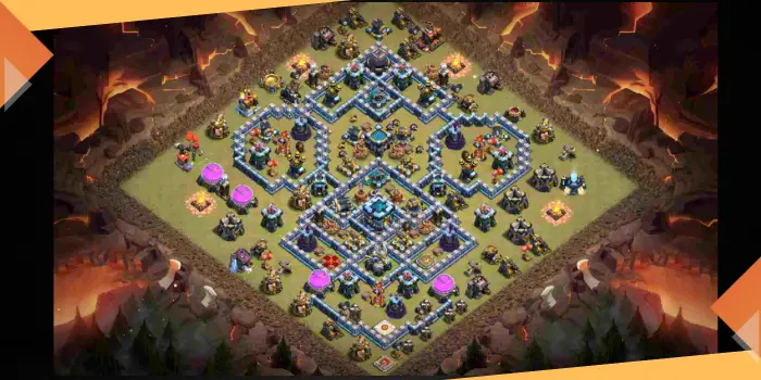 clash of clans town hall 13 base layout