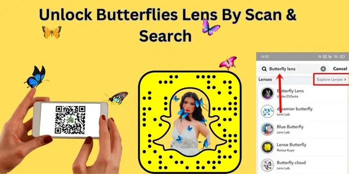 Unlock Butterflies Lens By Scan & Search 
